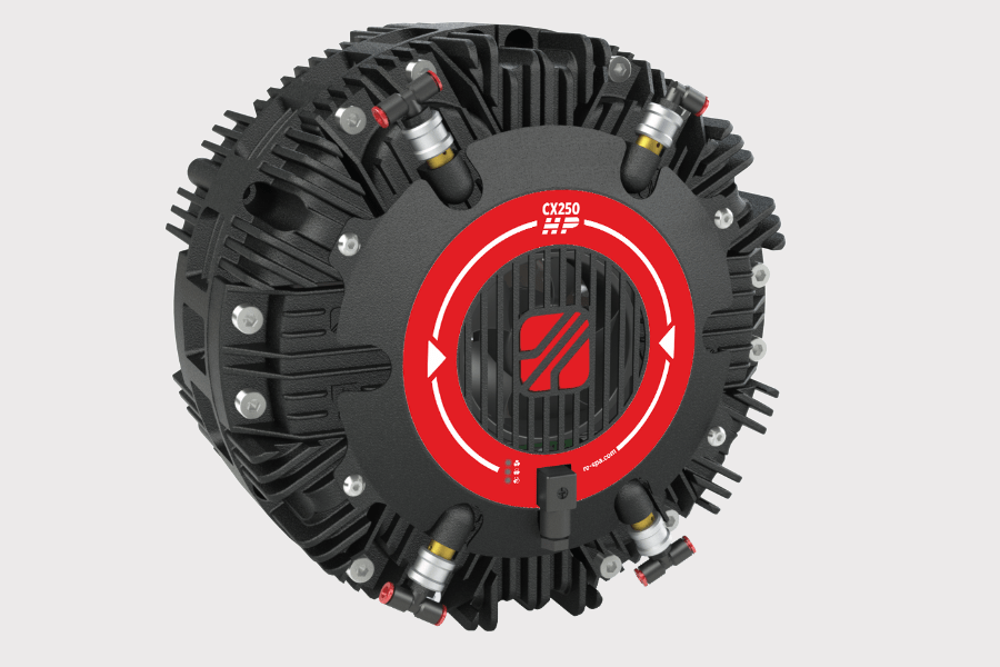 Pneumatic brakes Combiflex, web tension control