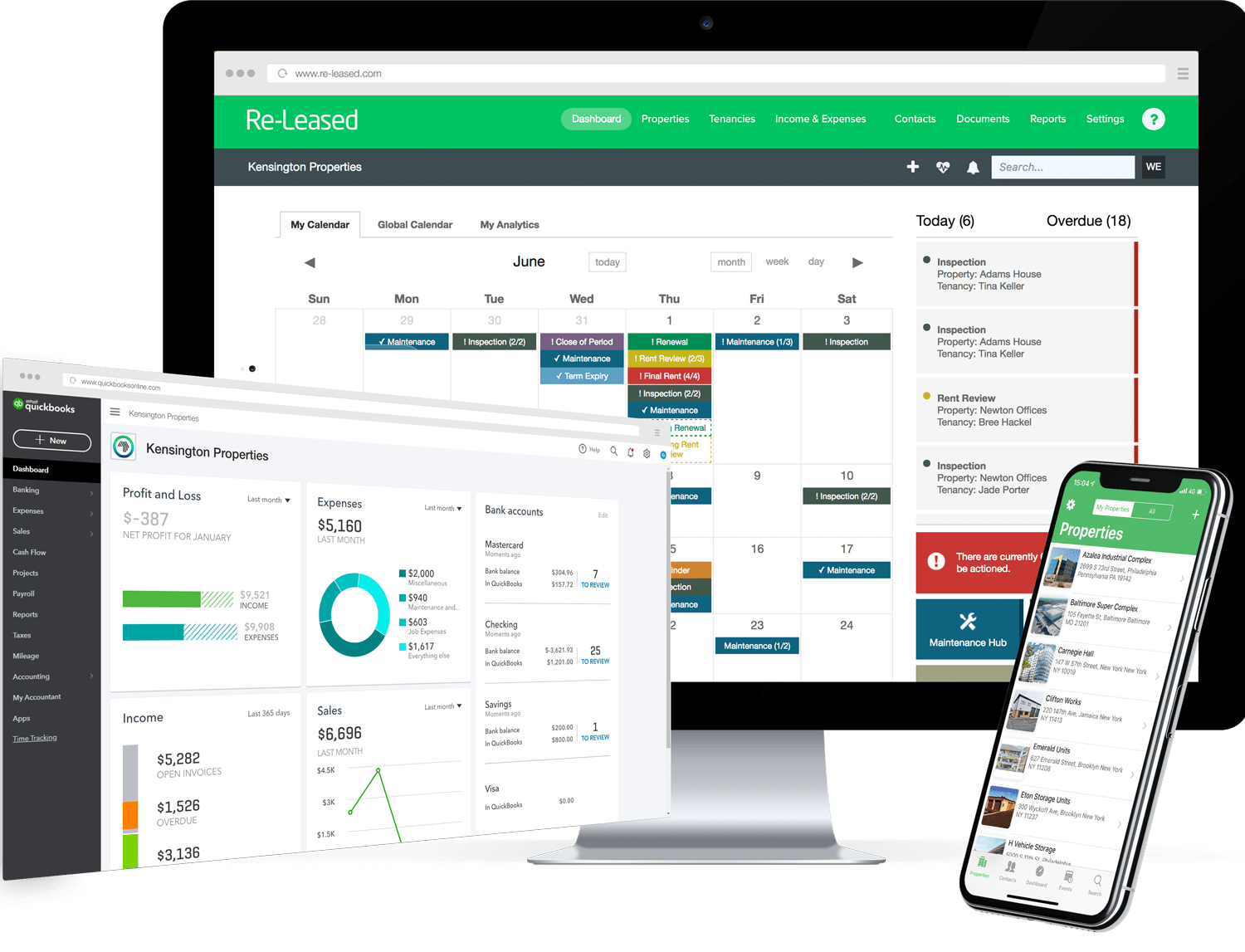 QuickBooks Property Management ReLeased USA