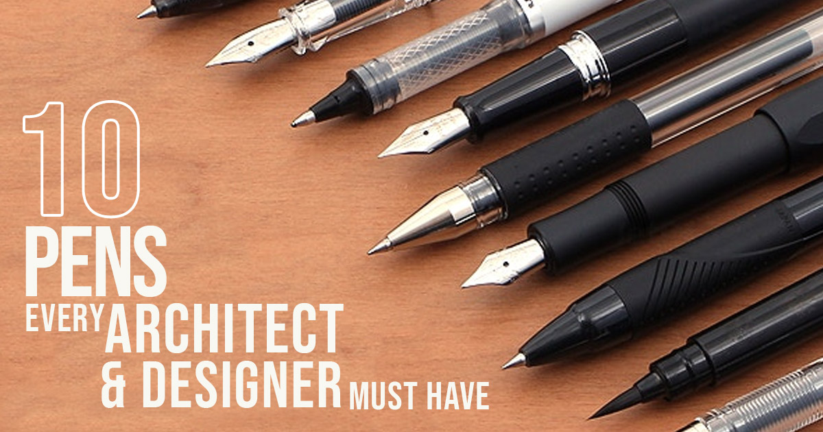 10 Pens every architect and designer must have RTF Rethinking The