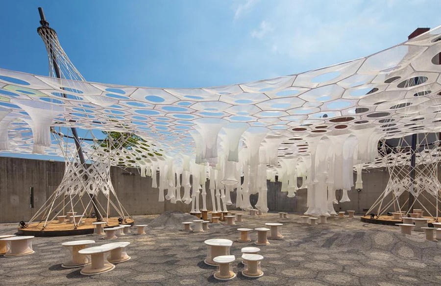 Using Fabrics in architecture RTF Rethinking The Future