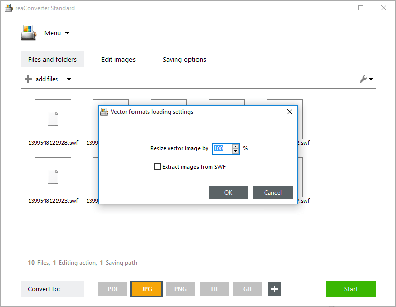 How to Convert SWF Files to Images? reaConverter