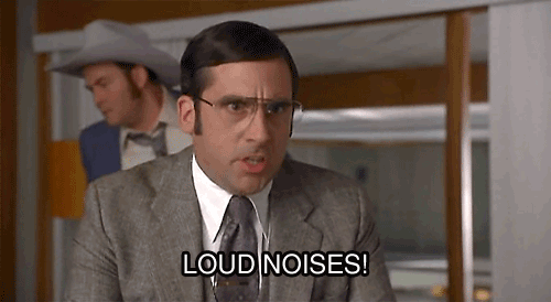 Loud Noises! Reaction GIFs