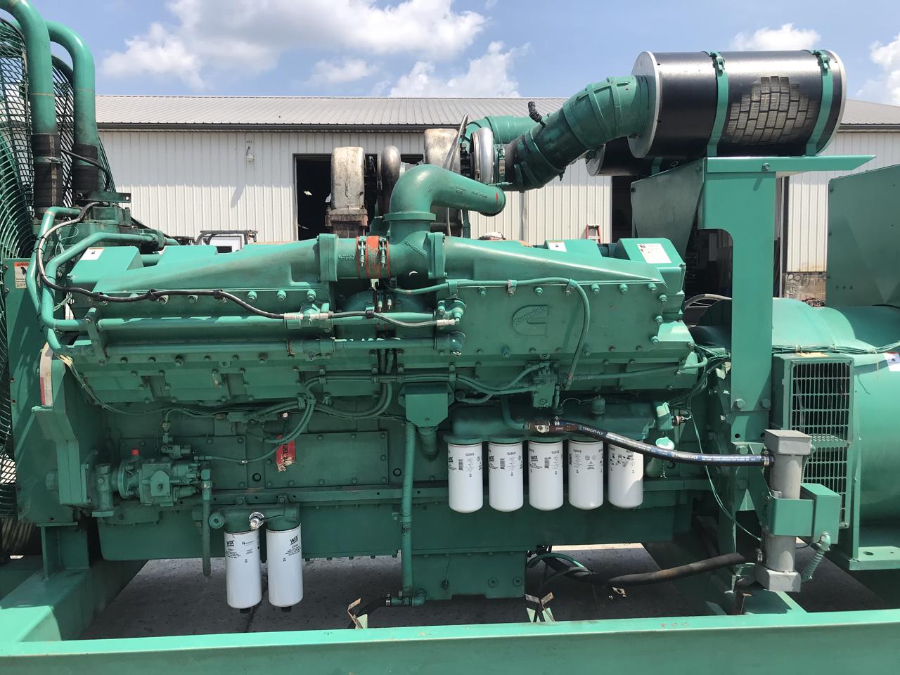 Used Cummins KTA50G3 Generator Set 1250 kW Rating