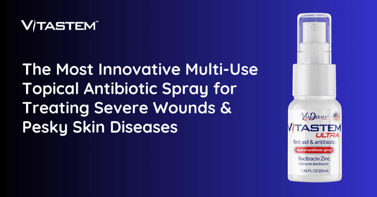 Vitastem Ultra The Most Innovative MultiUse Topical Antibiotic Spray
