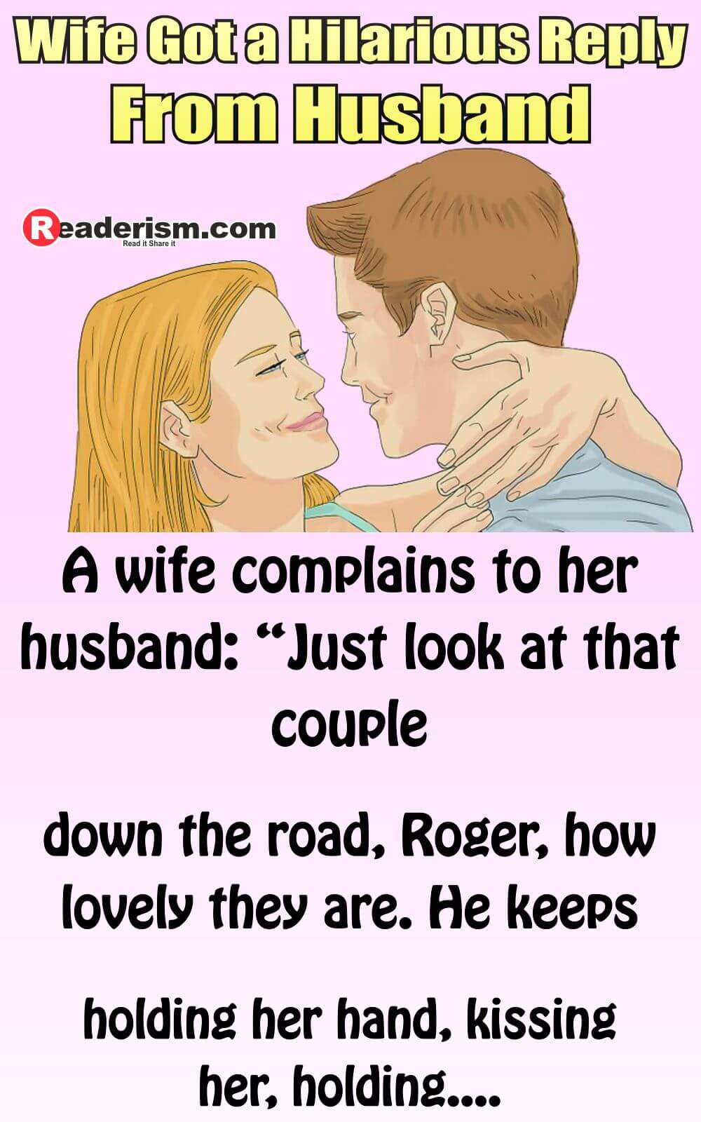 Wife Got a Hilarious Reply From Her Husband Readerism