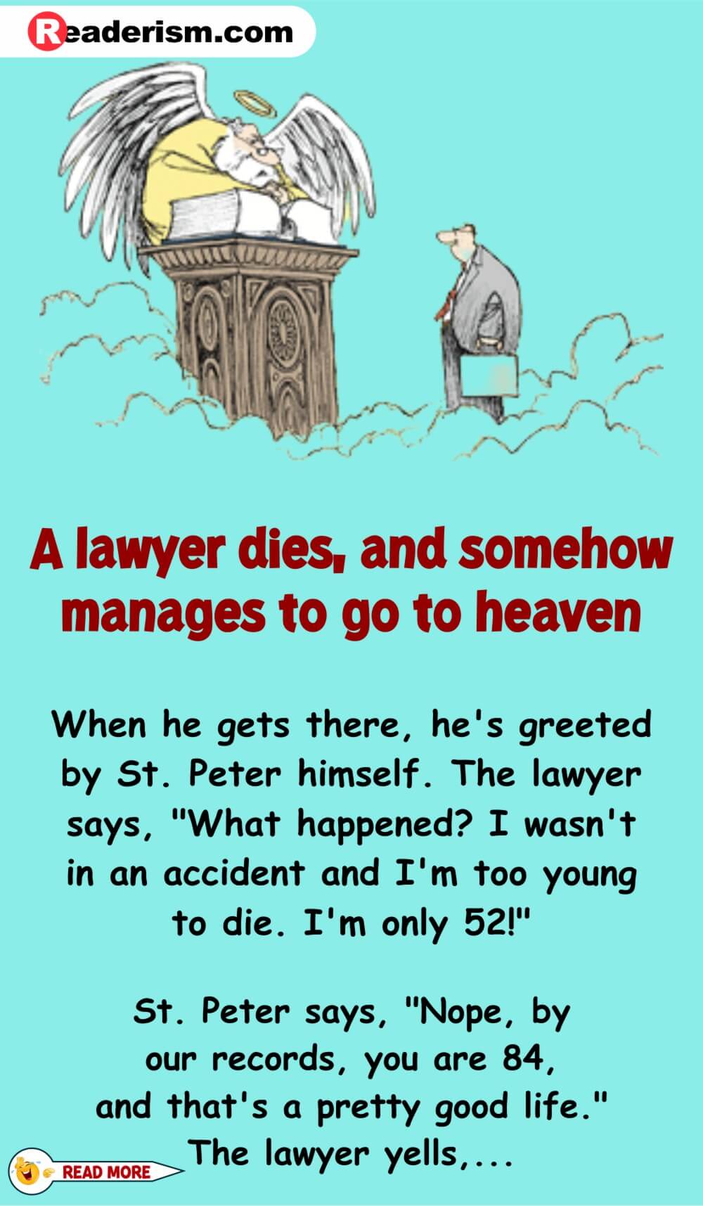 When a Lawyer Reached in Heaven
