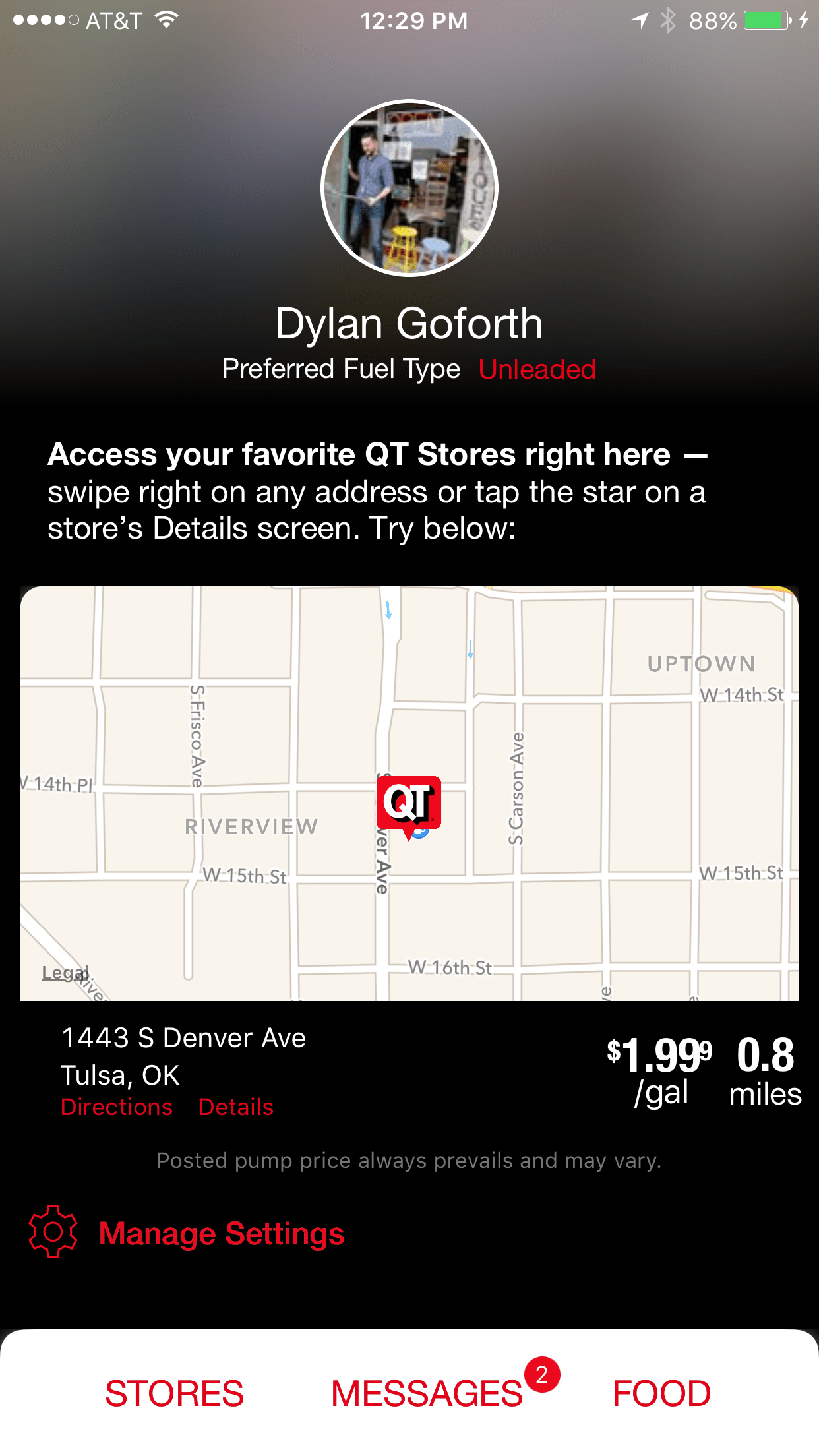 Christmas came early, QuikTrip debuted their new app The Frontier