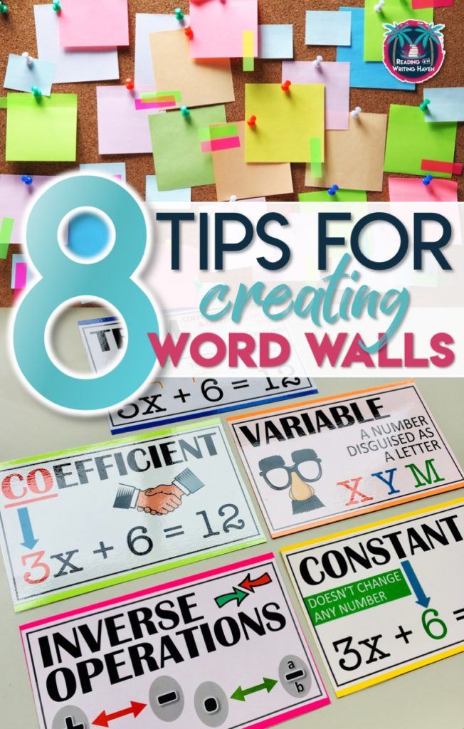 8 Tips for Creating Effective Word Walls in Secondary Reading and Writing Haven
