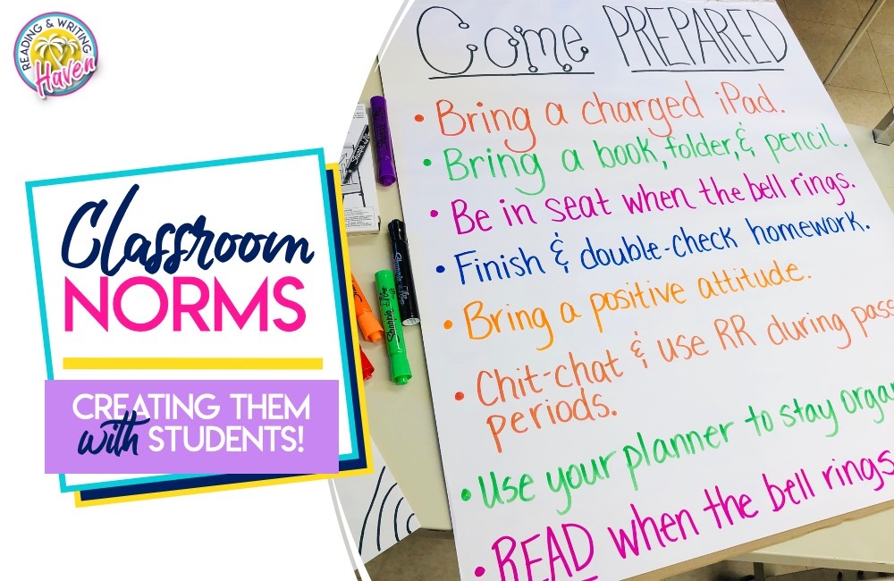 How to Create Classroom Norms with Students Reading and Writing Haven
