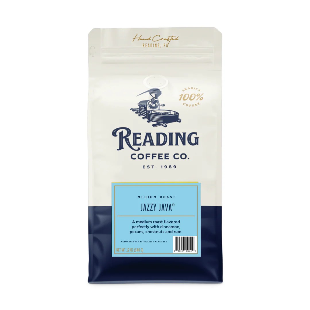 Jazzy Java Cinnamon Pecan Flavored Coffee Reading Coffee Company