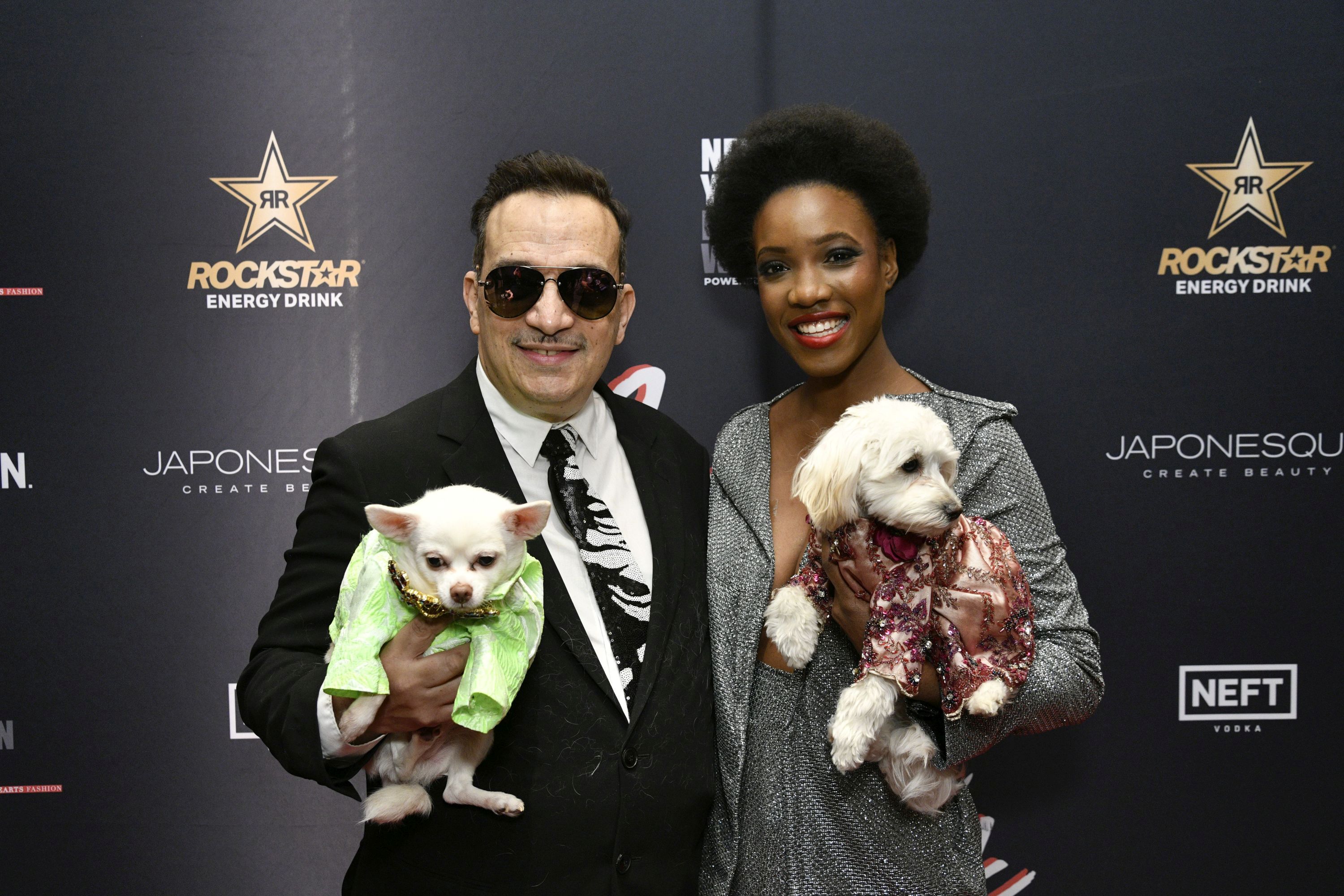 New York Fashion Week Exeter dog models canine couture of designer