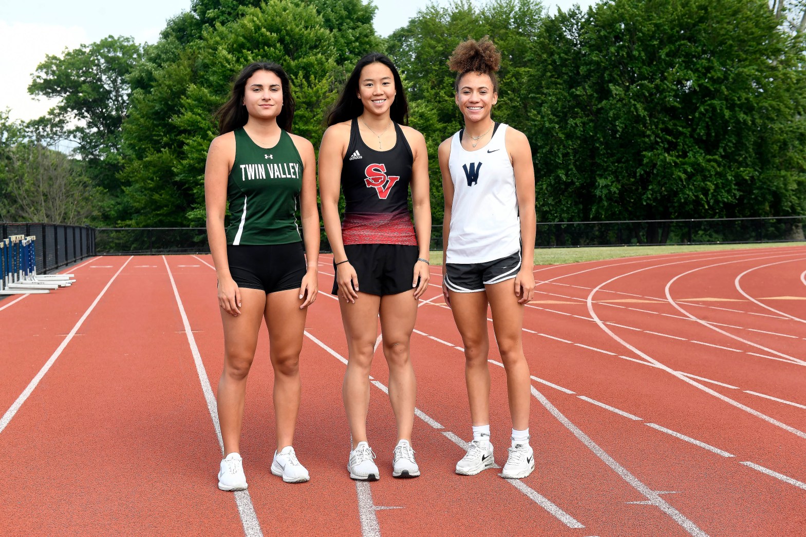 2023 AllBerks girls track and field team