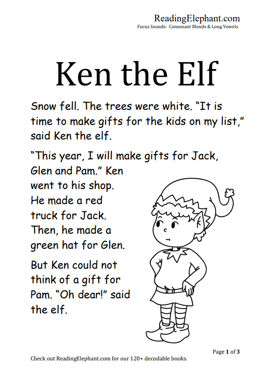 Christmas Phonics Stories Reading Elephant Christmas Phonics Stories Reading Elephant