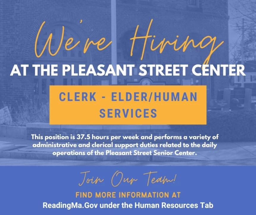 Recapping Everything in Reading, MA Town Hiring Clerk Elder/Human