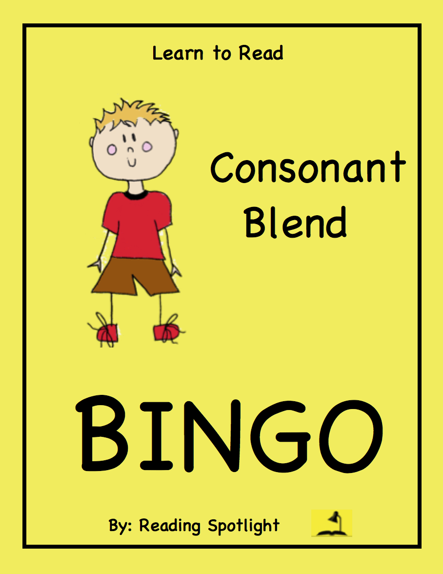 Bingo Consonant Blend Bingo (LTR) Reading Spotlight