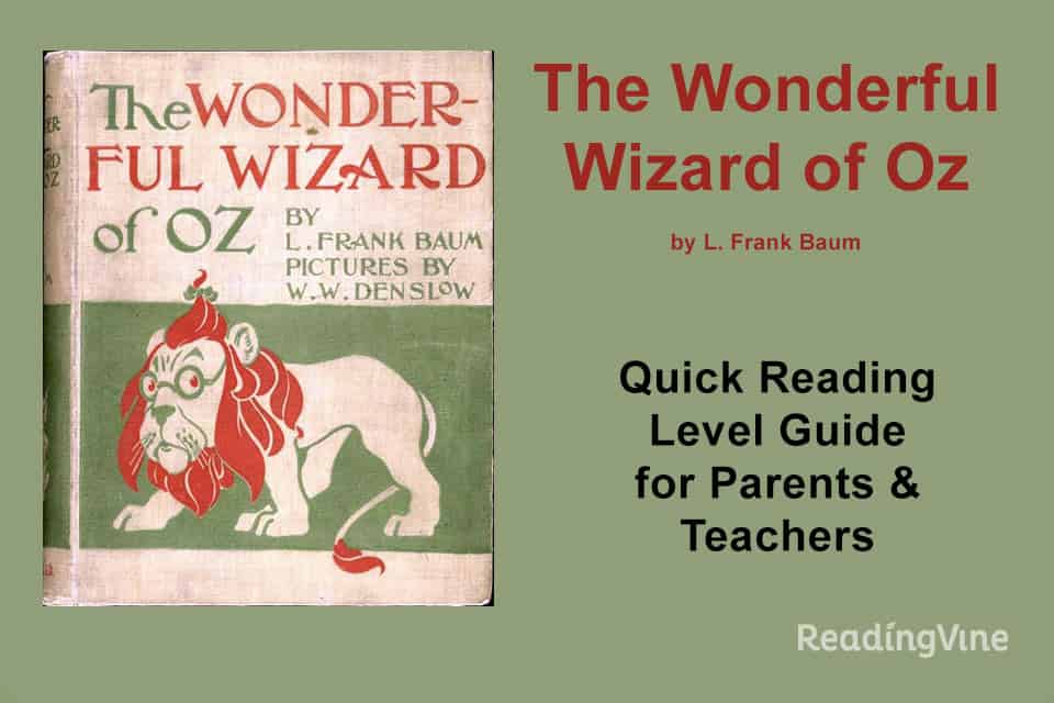 The Wonderful Wizard of Oz Reading Level ReadingVine