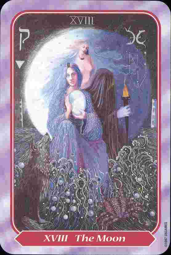 The Moon (card 18) Tarot Card Meaning Learn to read