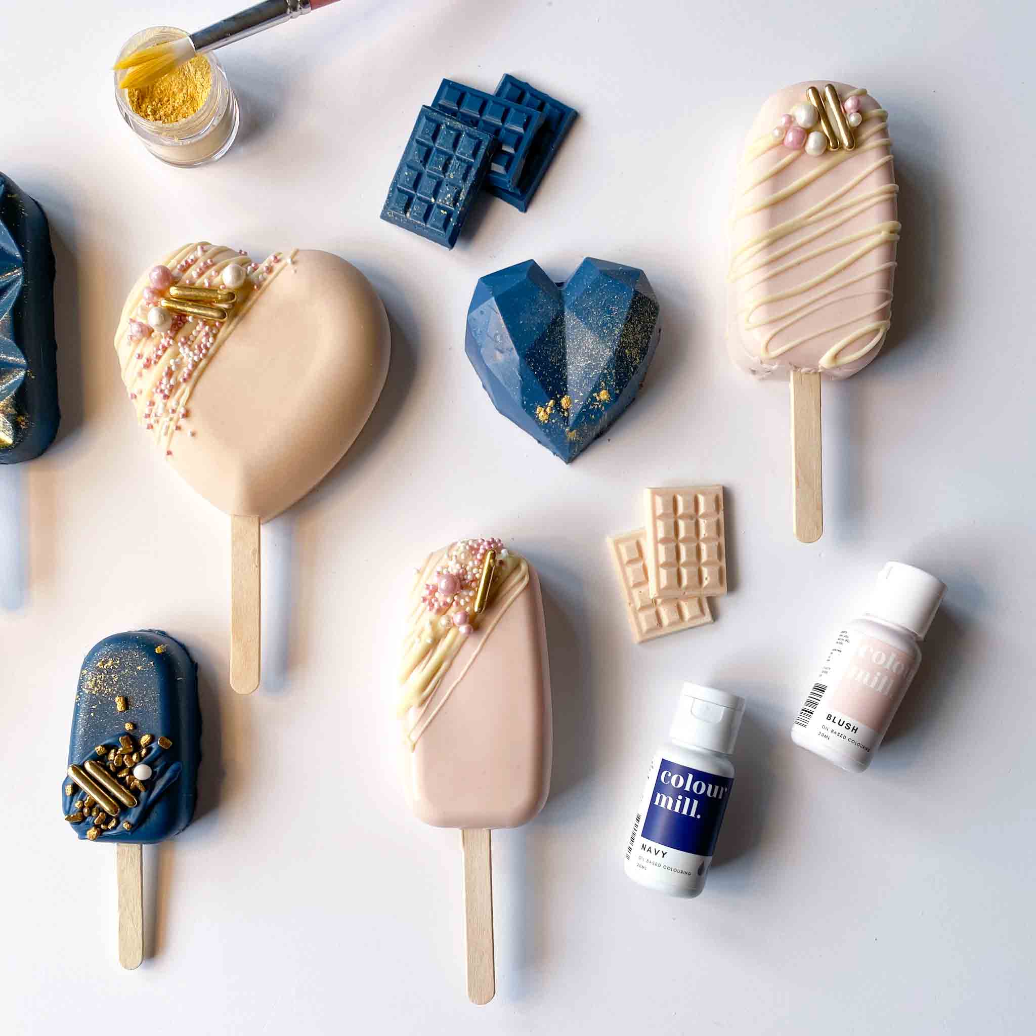 Cakesicles Schokolade Rezept