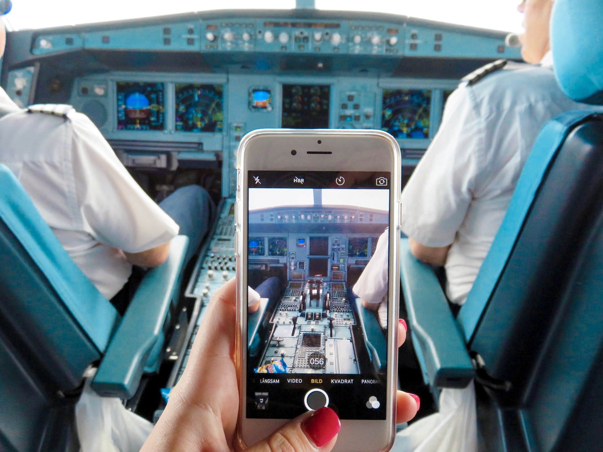 Min Flygning i Cockpit med SAS Från Stockholm Till New York