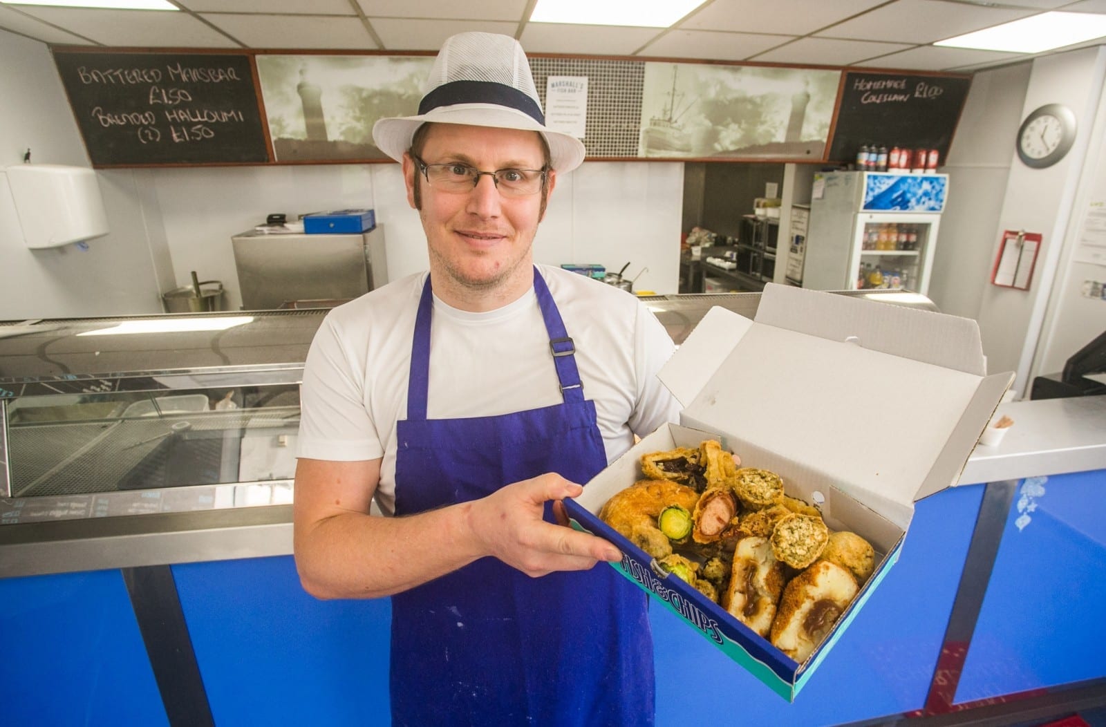 A Festive Chip Shop Owner Has Unveiled A Special Fried Christmas Dinner