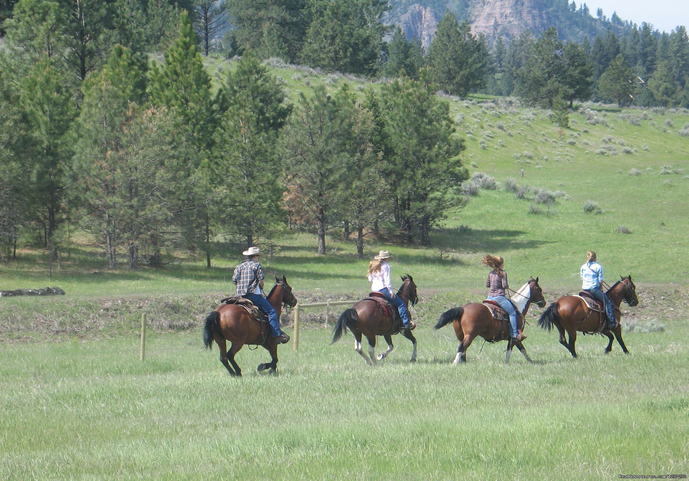 Horseback Riding Adventures, Seeley Lake, Montana Horseback Riding RealAdventures
