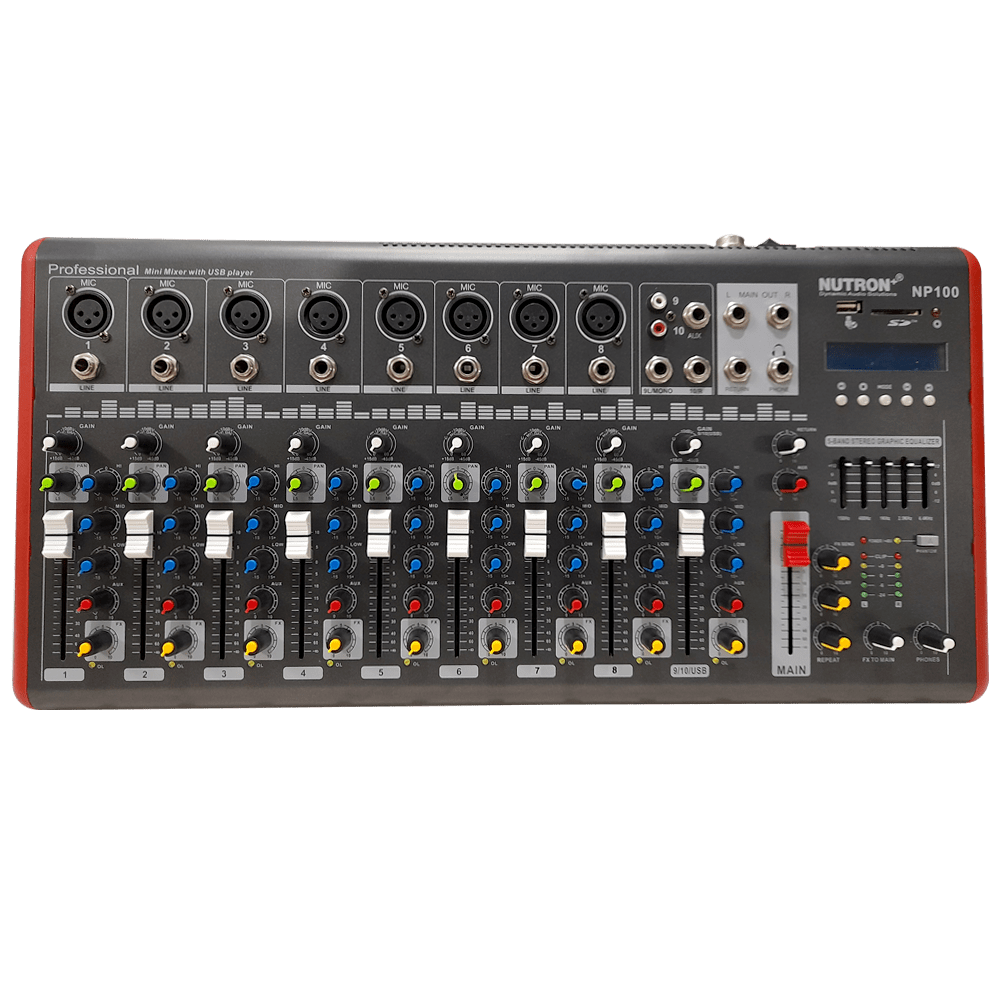 Professional Audio Mixer Real Audio System