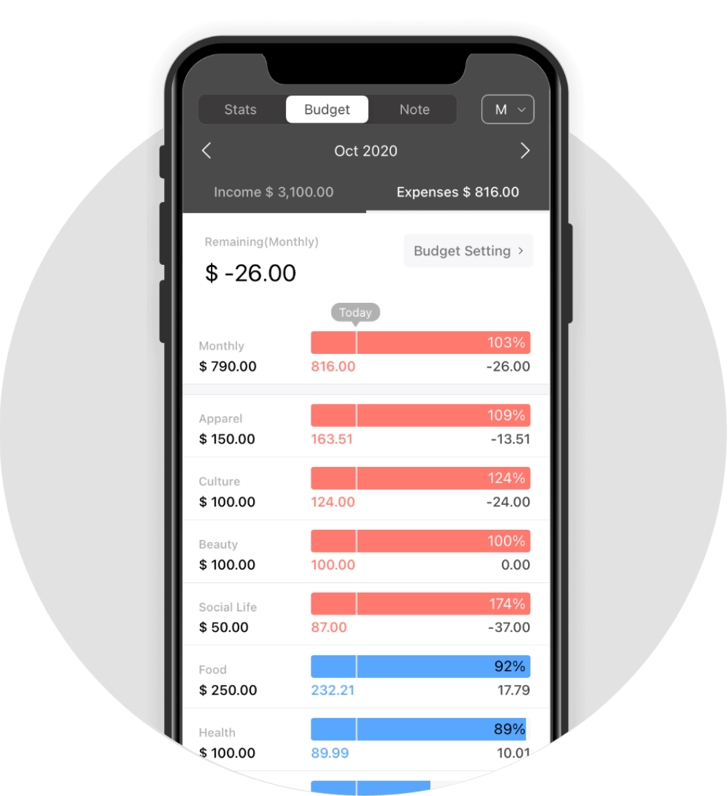 Money Manager Expense & Budget