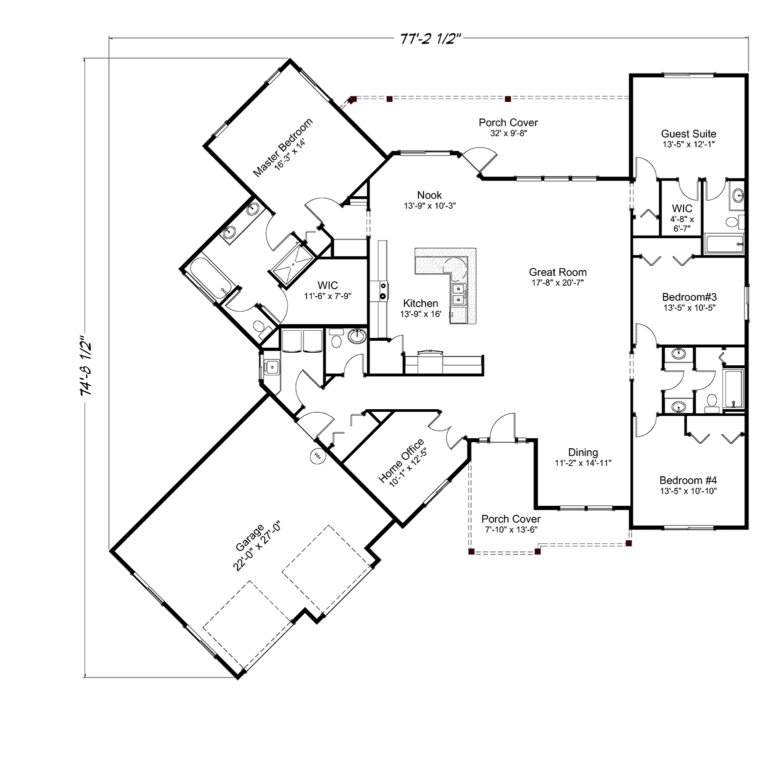 Cedar Bend 4 Bedroom House Plan Reality Homes Inc.