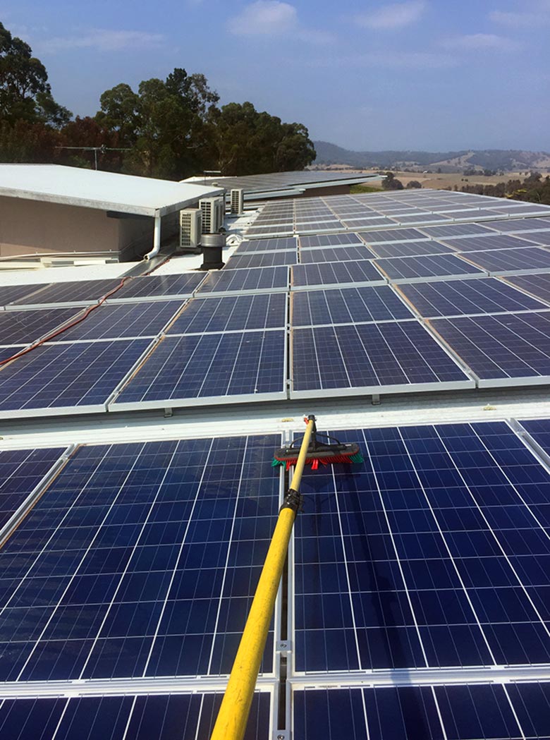 Solar Panel Cleaning in Melbourne Realm Property Cleaning Services