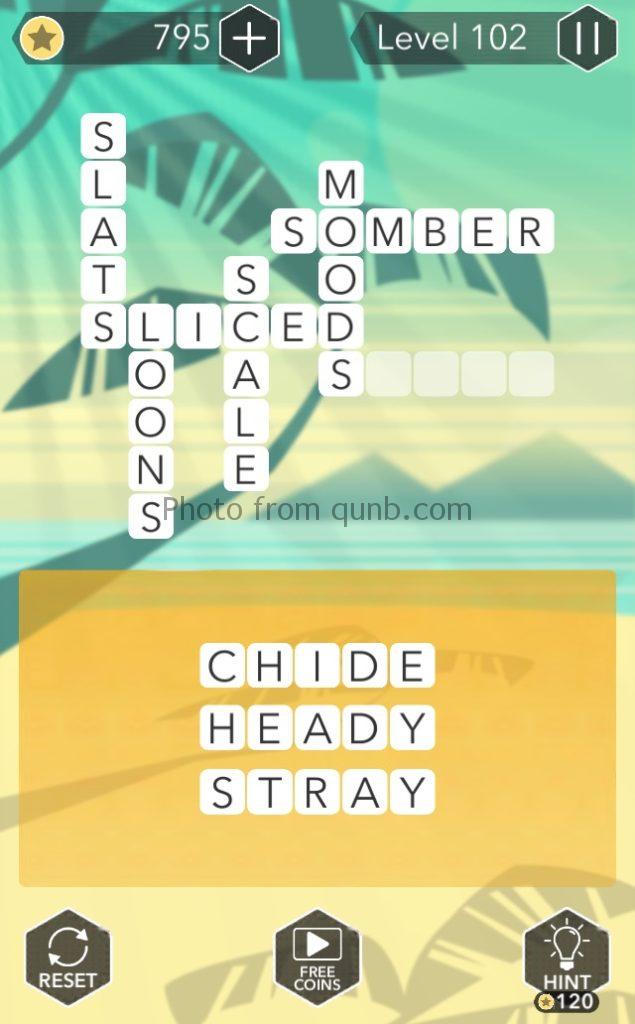 Word Tropics Answers Level 102 » Qunb
