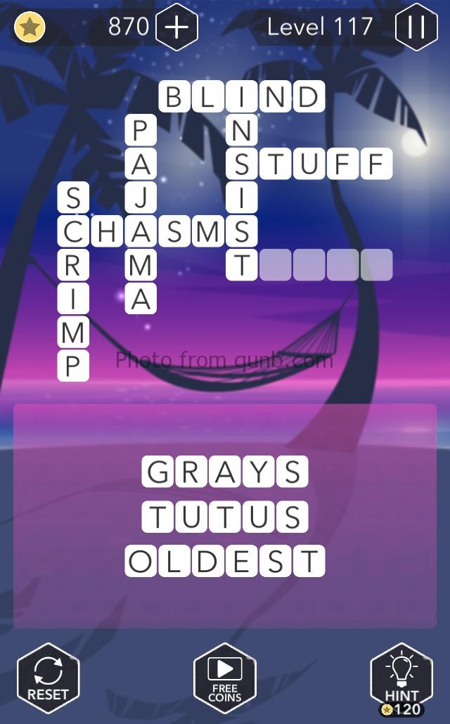 Word Tropics Answers Level 117 » qunb