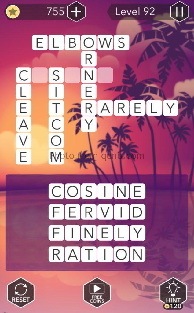 Word Tropics Answers Level 92 » Qunb