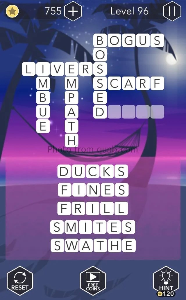 Word Tropics Answers Level 96 » qunb