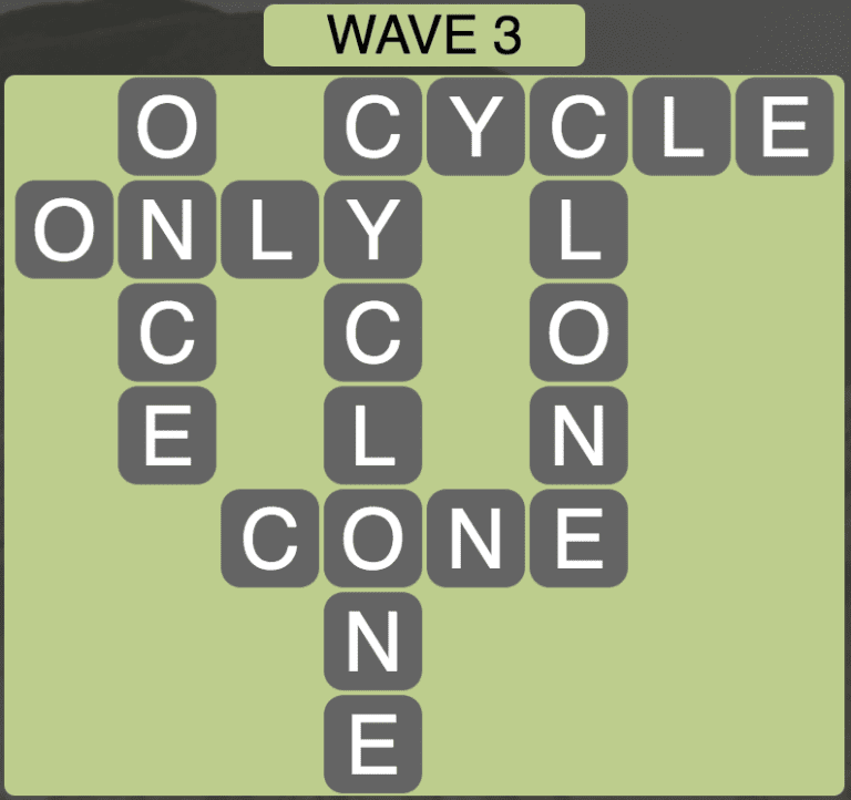 Wordscapes Wave 3 (Level 819) Answers » Qunb