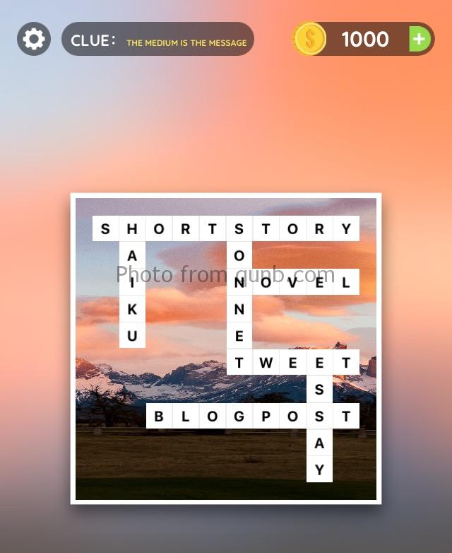 wordslicesthemediumisthemessageanswers » Qunb