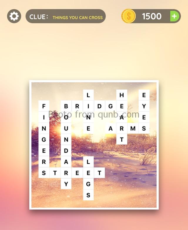 wordslicesthingsyoucancrossanswers » Qunb