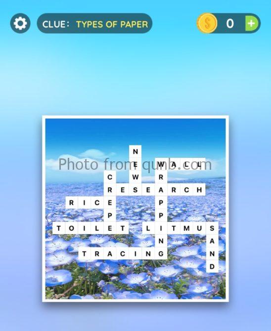 wordslicestypesofpaperanswers » Qunb