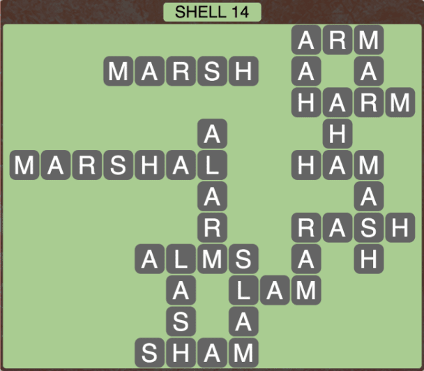 Wordscapes Shell (Beach) Answers and Cheats » Qunb