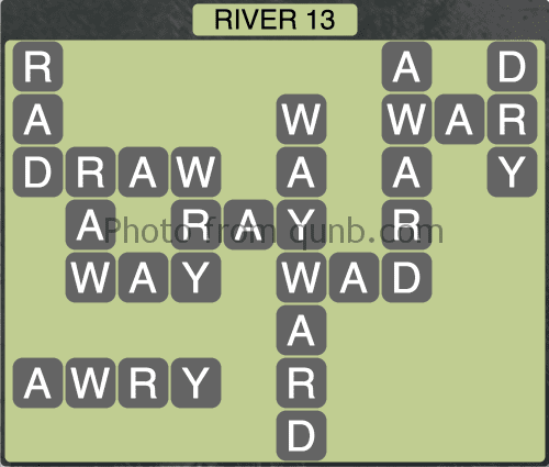 Wordscapes River 13 (Level 1357) Answers » Qunb