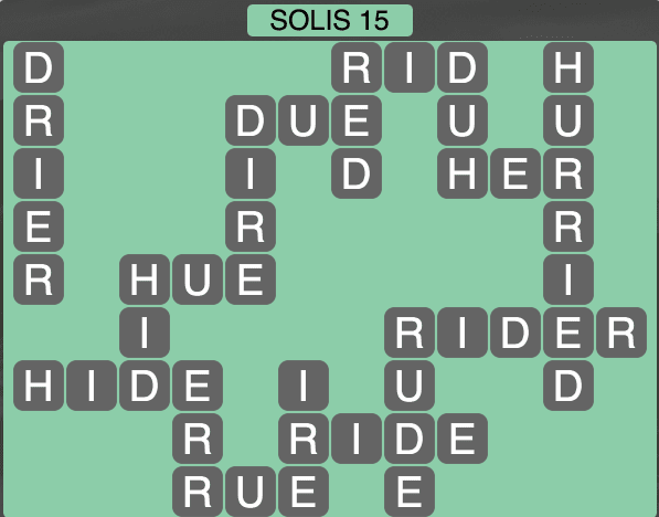 Wordscapes Solis 15 Level 1439 Answers » Qunb