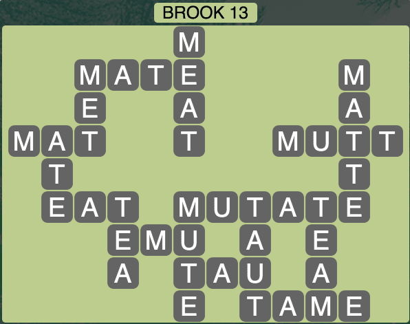 Wordscapes Brook 13 Level 1501 Answers » Qunb