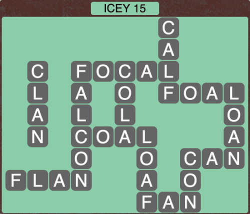 Wordscapes Icey 15 Level 1663 Answers » Qunb