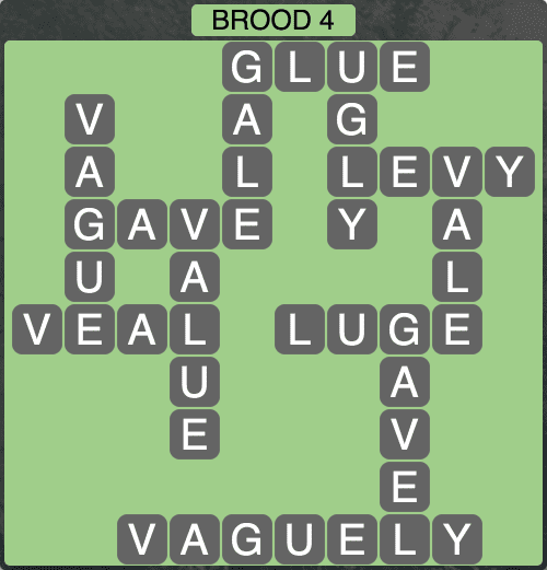 Wordscapes Brood (Twilight) Answers » Qunb