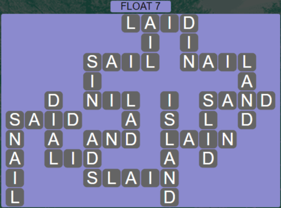 Wordscapes Tide Float 7 Level 2471 Answers » Qunb