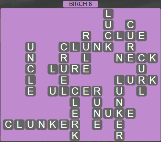 Wordscapes Fall Birch 8 Level 2984 Answers » Qunb