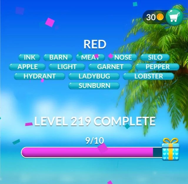 Word Stacks Level 219 Answers » Qunb