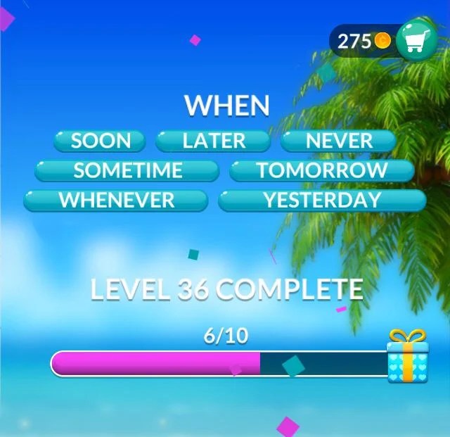 Word Stacks Level 36 Answers » Qunb