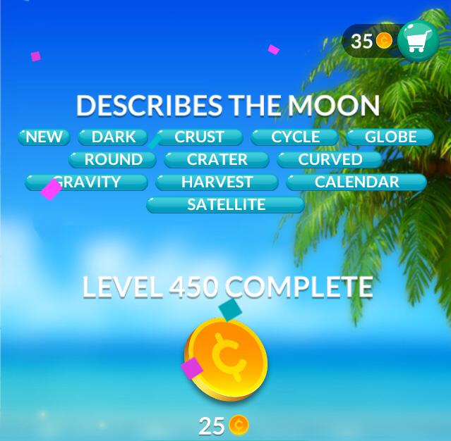 Word Stacks Level 450 Describes The Moon Answers » Qunb