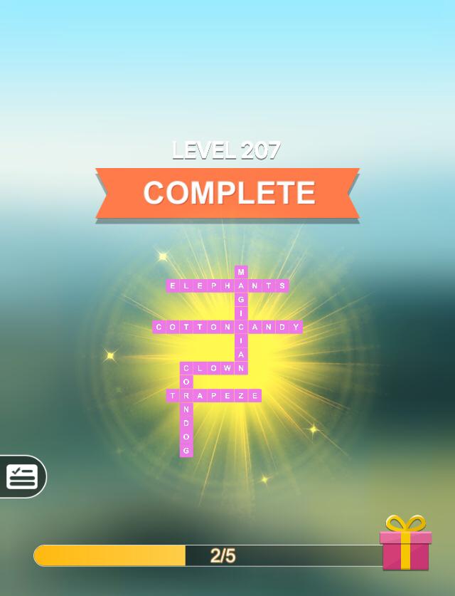 Word Slices Level 207 At the Circus Answers » Qunb