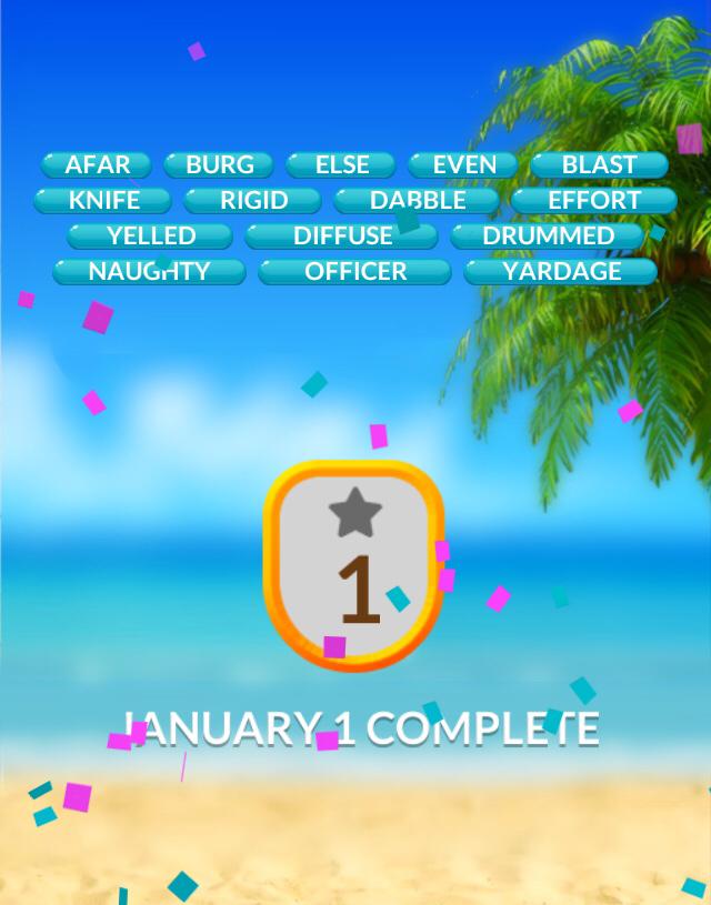 Word Stacks Daily January 1 2019 Answers » Qunb